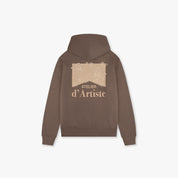 CROYEZ ATELIER FLOWER HOODIE | BROWN