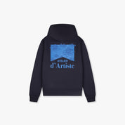 CROYEZ ATELIER FLOWER HOODIE | NAVY