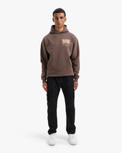 CROYEZ ATELIER FLOWER HOODIE | BROWN