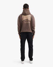 CROYEZ ATELIER FLOWER HOODIE | BROWN