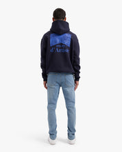 CROYEZ ATELIER FLOWER HOODIE | NAVY