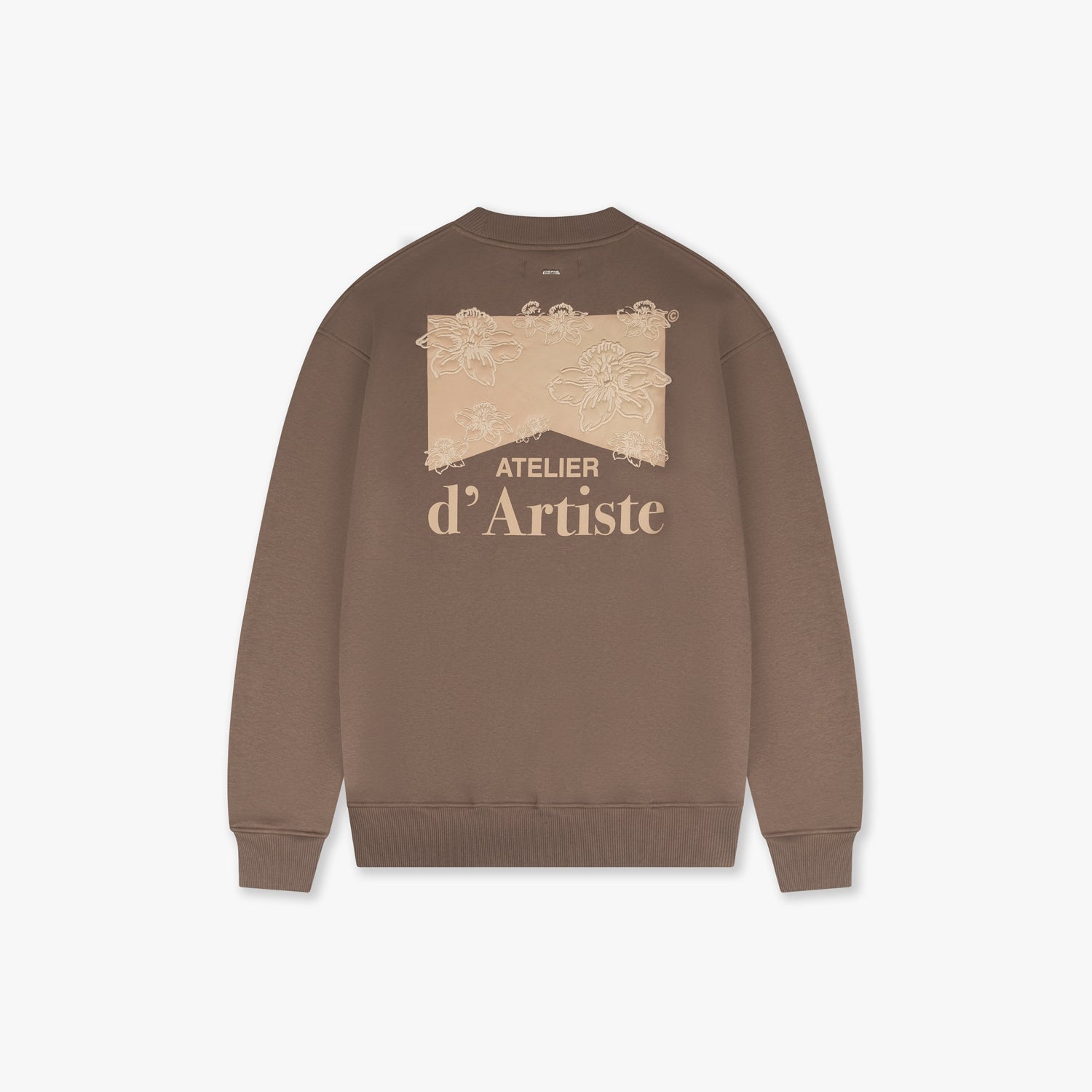 CROYEZ ATELIER FLOWER SWEATER | BROWN