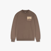 CROYEZ ATELIER FLOWER SWEATER | BROWN