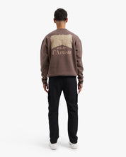 CROYEZ ATELIER FLOWER SWEATER | BROWN