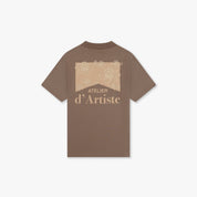 CROYEZ ATELIER FLOWER T-SHIRT | BROWN