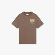 CROYEZ ATELIER FLOWER T-SHIRT | BROWN