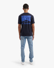 CROYEZ ATELIER FLOWER T-SHIRT | NAVY