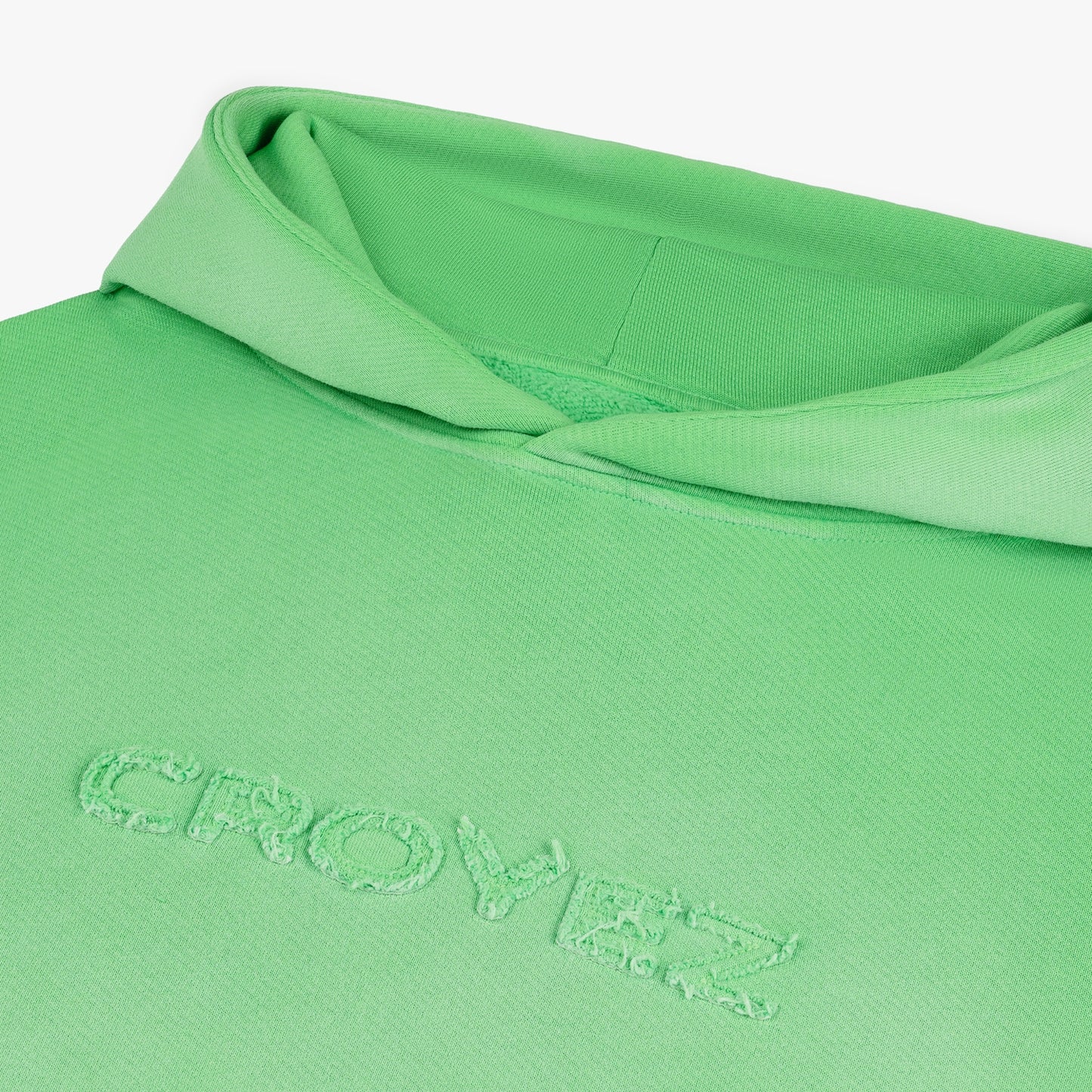 CROYEZ CUTOUT HOODIE - GREEN