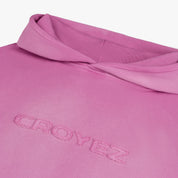 CROYEZ CUTOUT HOODIE | HOT PINK