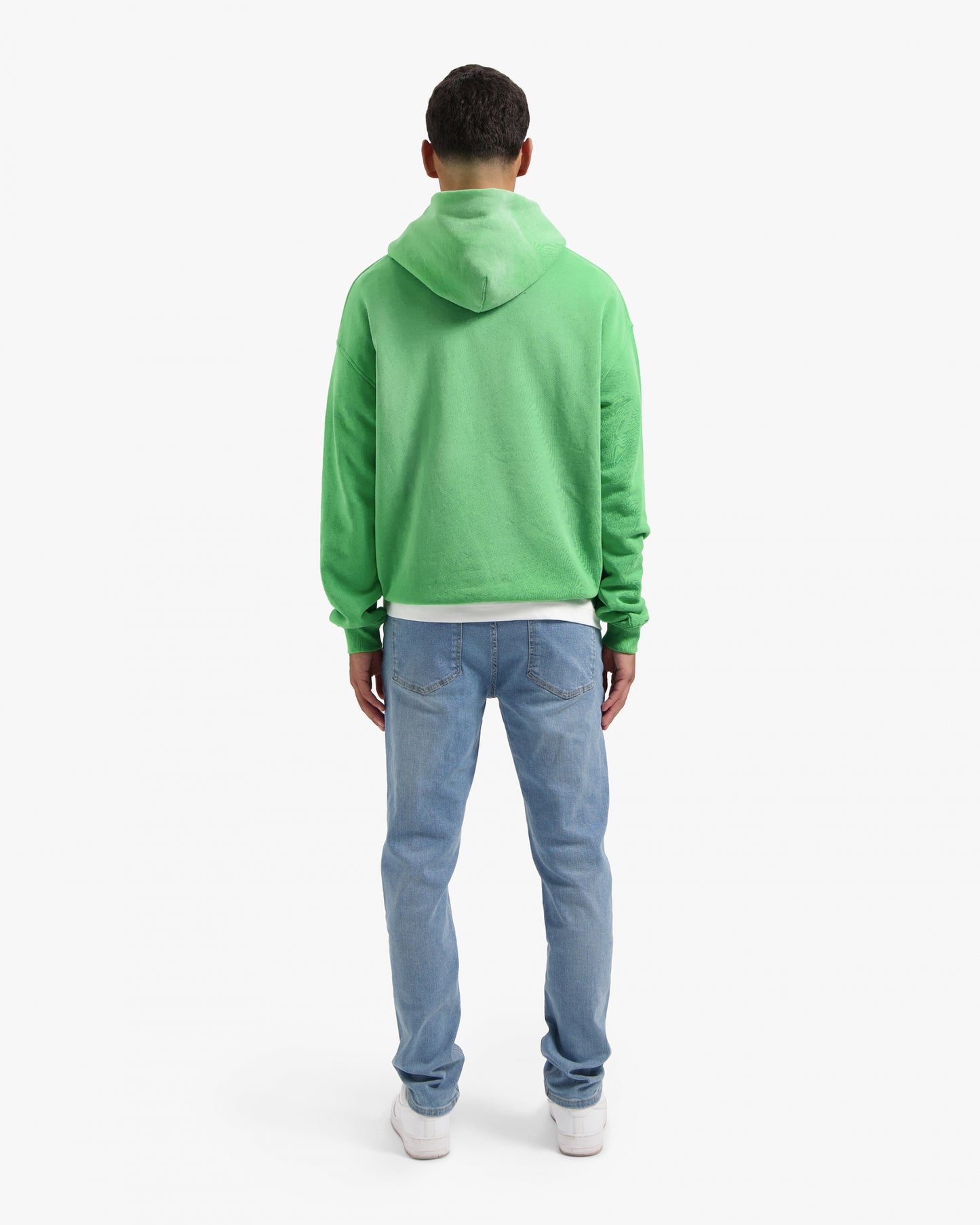 CROYEZ CUTOUT HOODIE - GREEN