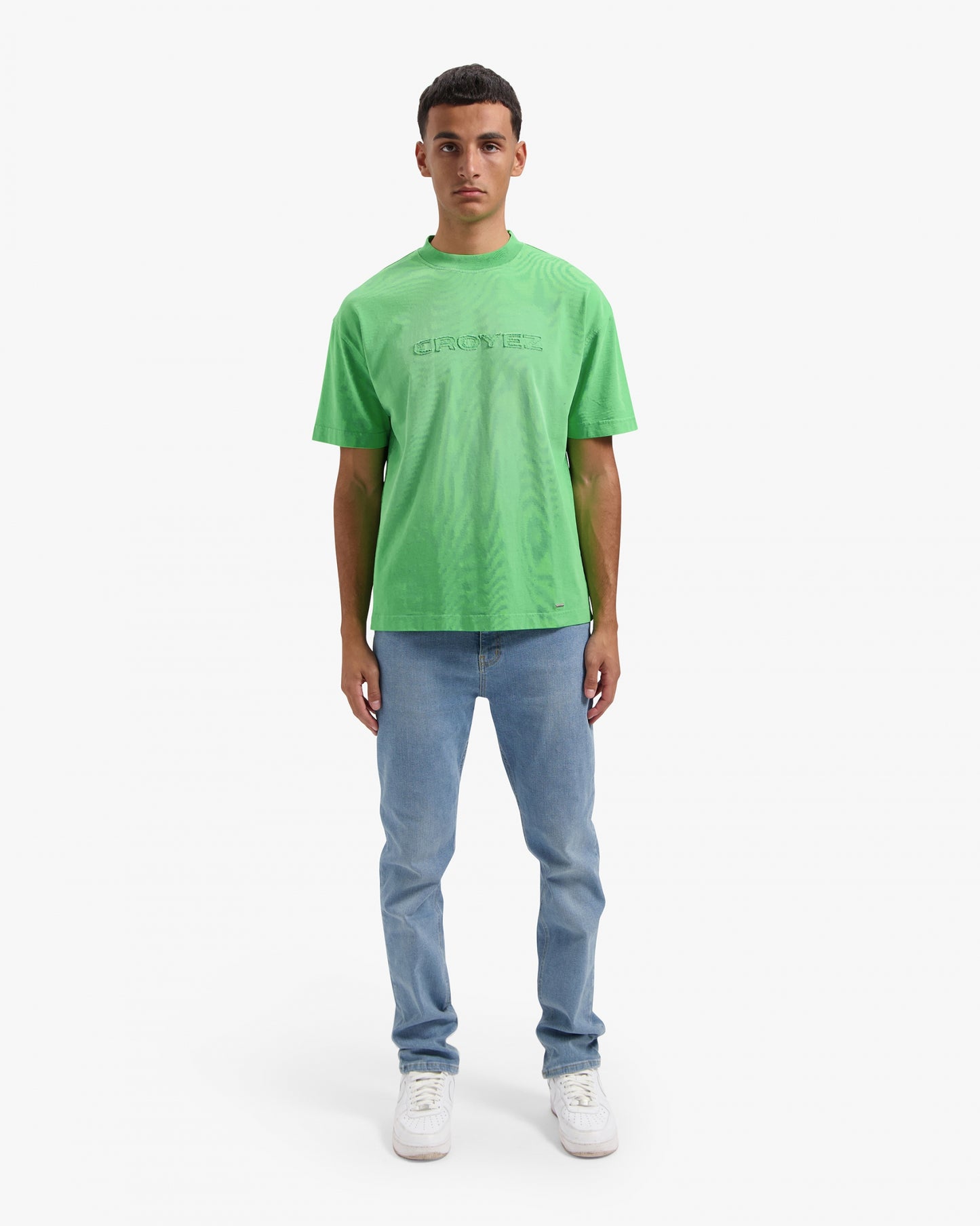 CROYEZ CUTOUT T-SHIRT - GREEN