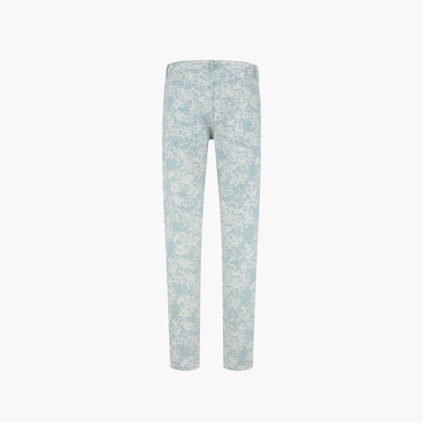 CROYEZ JACQUARD CAMO JEANS | LIGHT BLUE