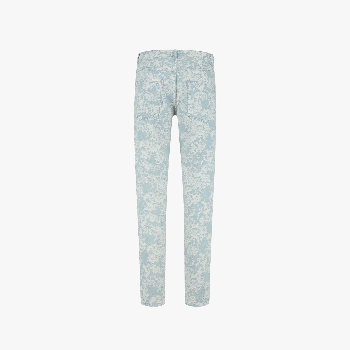 CROYEZ JACQUARD CAMO JEANS - LIGHT BLUE