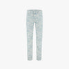 CROYEZ JACQUARD CAMO JEANS - LIGHT BLUE