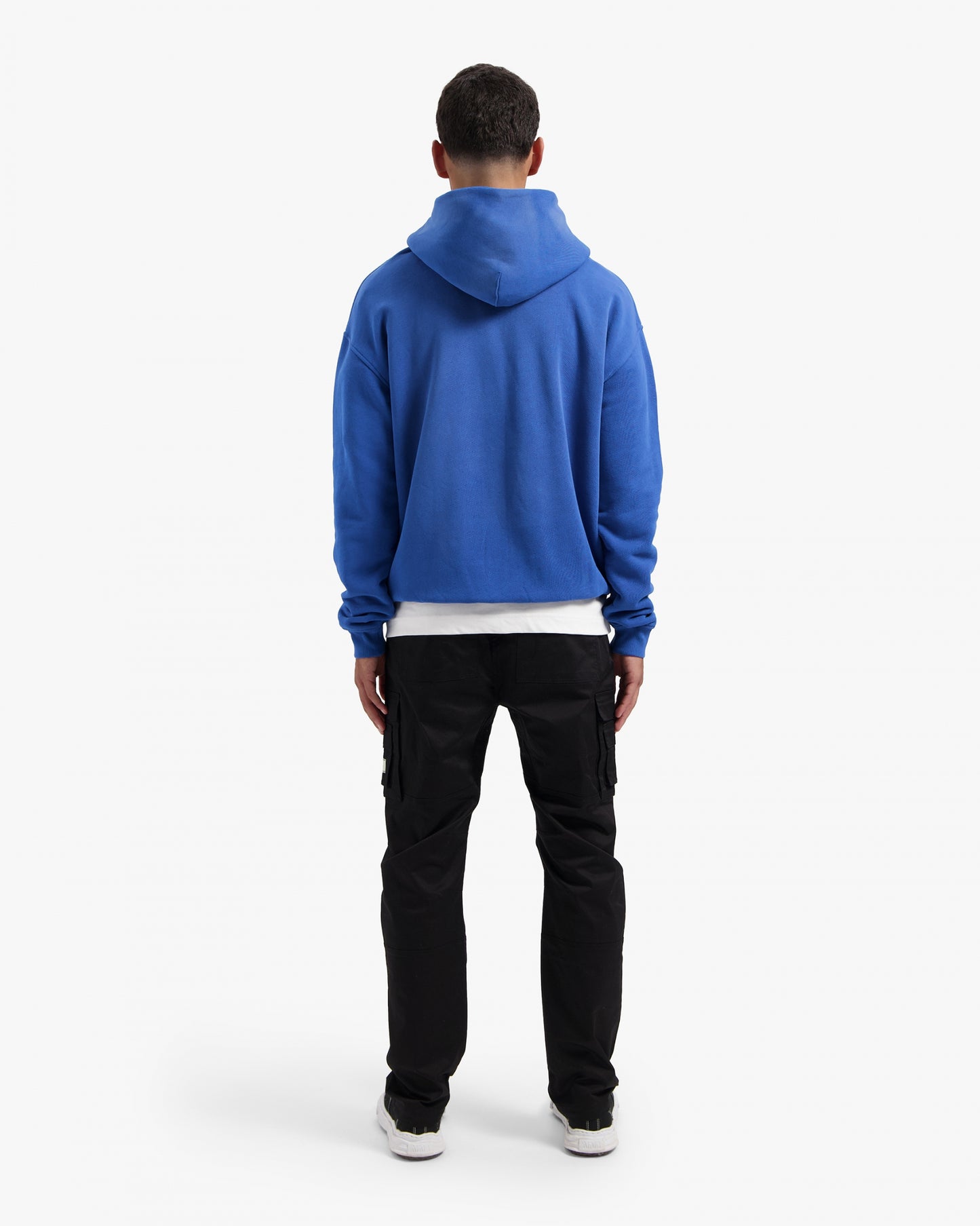 CROYEZ CUTOUT HOODIE - COBALT BLUE