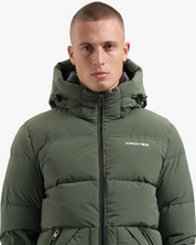 CROYEZ DOWN PUFFER JACKET | DARK GREEN