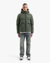 CROYEZ DOWN PUFFER JACKET | DARK GREEN