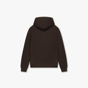 CROYEZ FLUFFY ESSENCE KNIT ZIP-HOODIE | BROWN