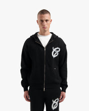 Croyez Fluffy Essence Knit Zip Set | Black