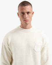 CROYEZ FLUFFY ESSENCE KNIT SWEATER | CREAM