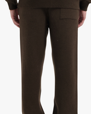 CROYEZ FLUFFY ESSENCE KNIT SWEATPANTS | BROWN