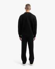 CROYEZ FLUFFY ESSENCE KNIT SWEATER | BLACK