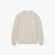 CROYEZ FLUFFY ESSENCE KNIT SWEATER | CREAM