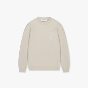 CROYEZ FLUFFY ESSENCE KNIT SWEATER | CREAM