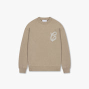CROYEZ FLUFFY ESSENCE KNIT SWEATER | SAND