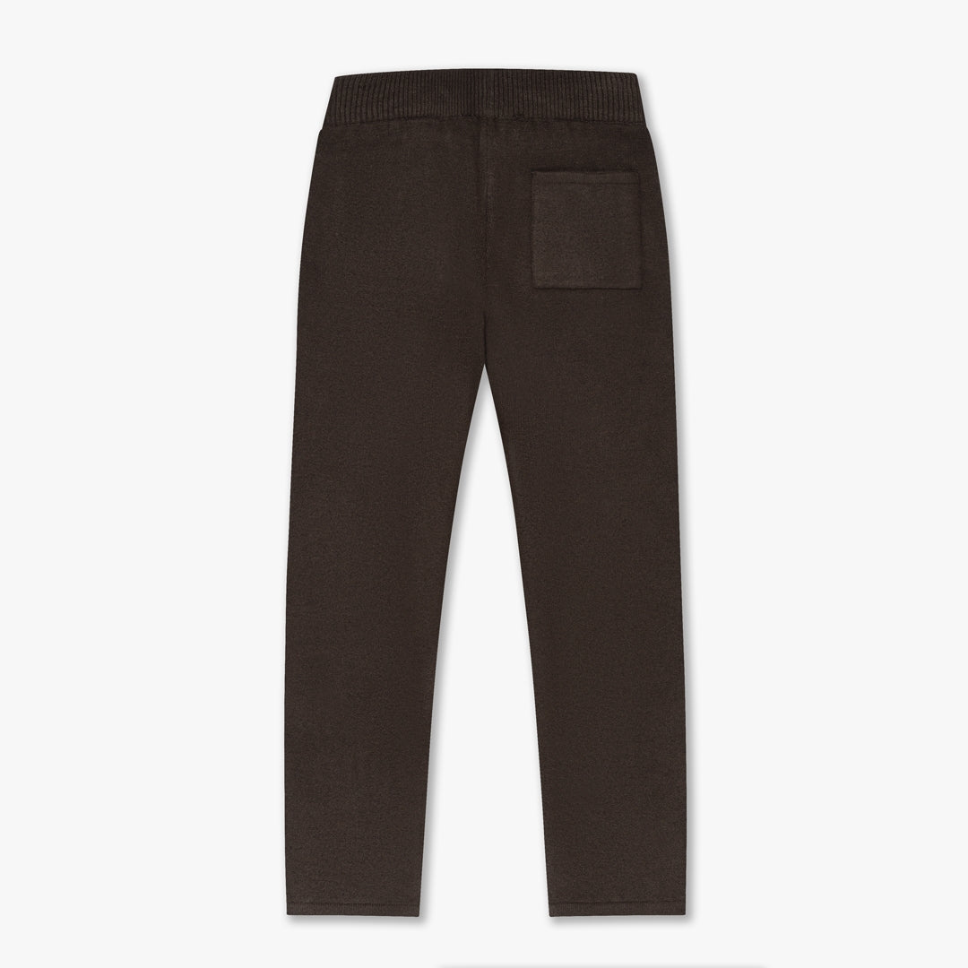 CROYEZ FLUFFY ESSENCE KNIT SWEATPANTS | BROWN