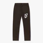 CROYEZ FLUFFY ESSENCE KNIT SWEATPANTS | BROWN