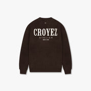 CROYEZ GALLERY KNIT SWEATER | BROWN