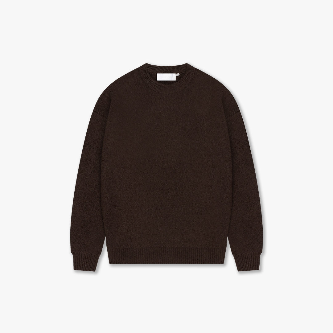  CROYEZ GALLERY KNIT SWEATER | BROWN