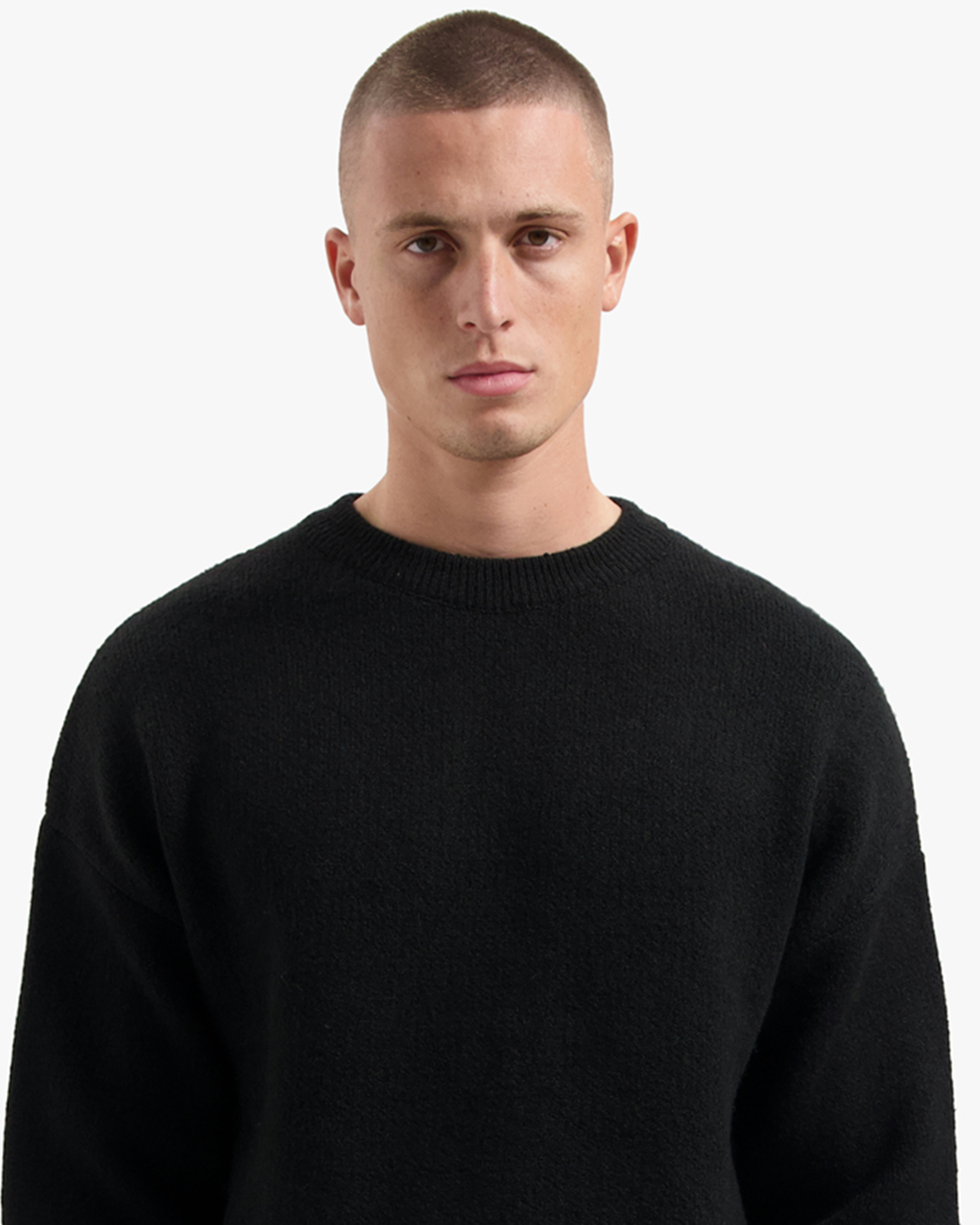 CROYEZ GALLERY KNIT SWEATER | BLACK