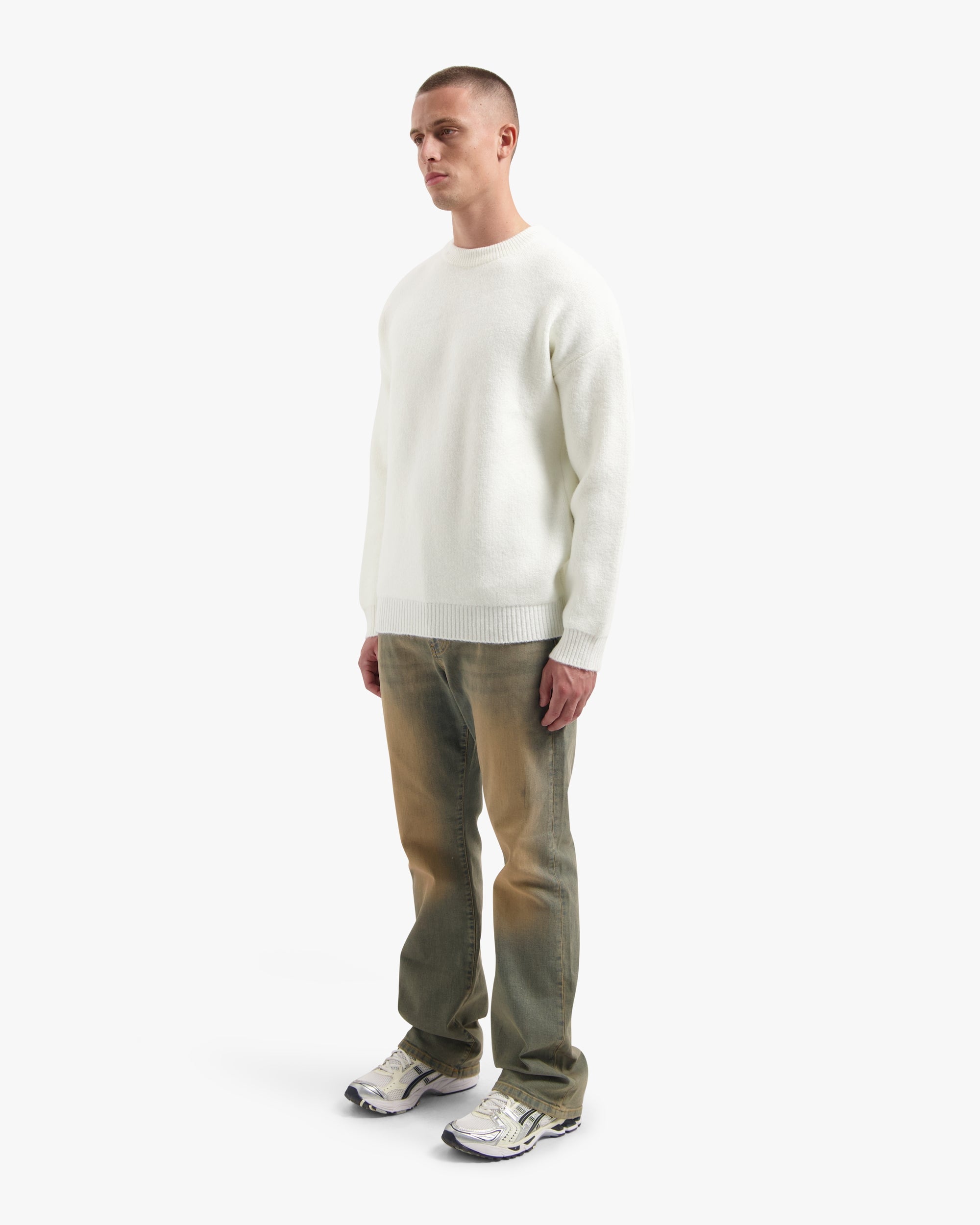 CROYEZ GALLERY KNIT SWEATER | OFF-WHITE