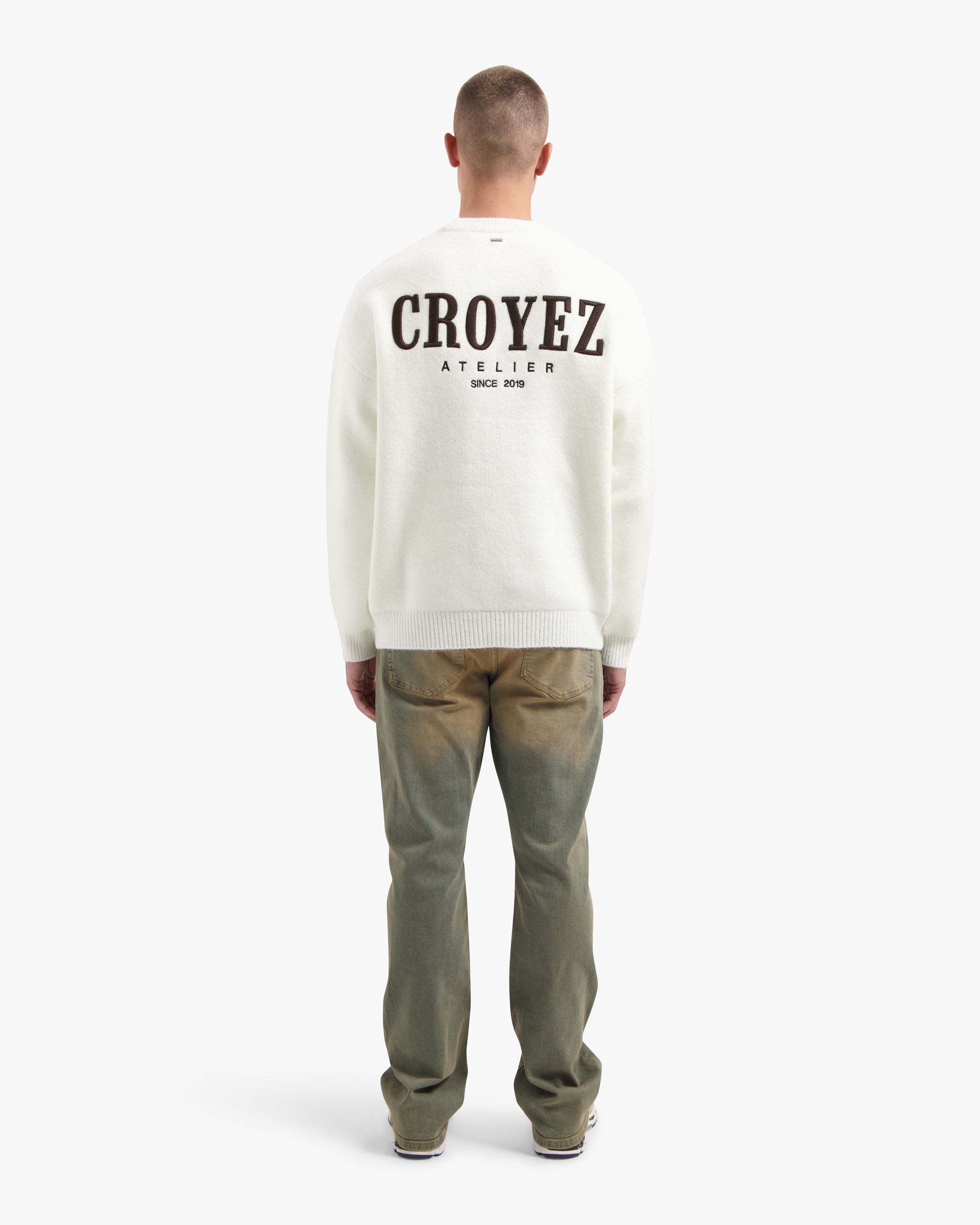 CROYEZ GALLERY KNIT SWEATER | OFF-WHITE