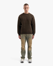 CROYEZ GALLERY KNIT SWEATER | BROWN