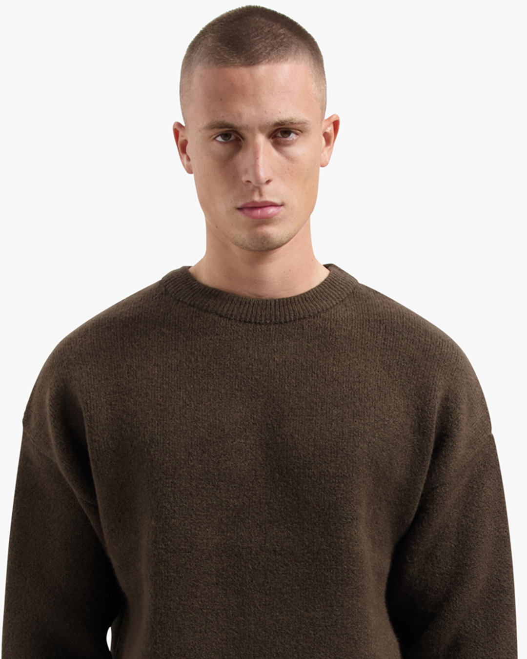 CROYEZ GALLERY KNIT SWEATER | BROWN