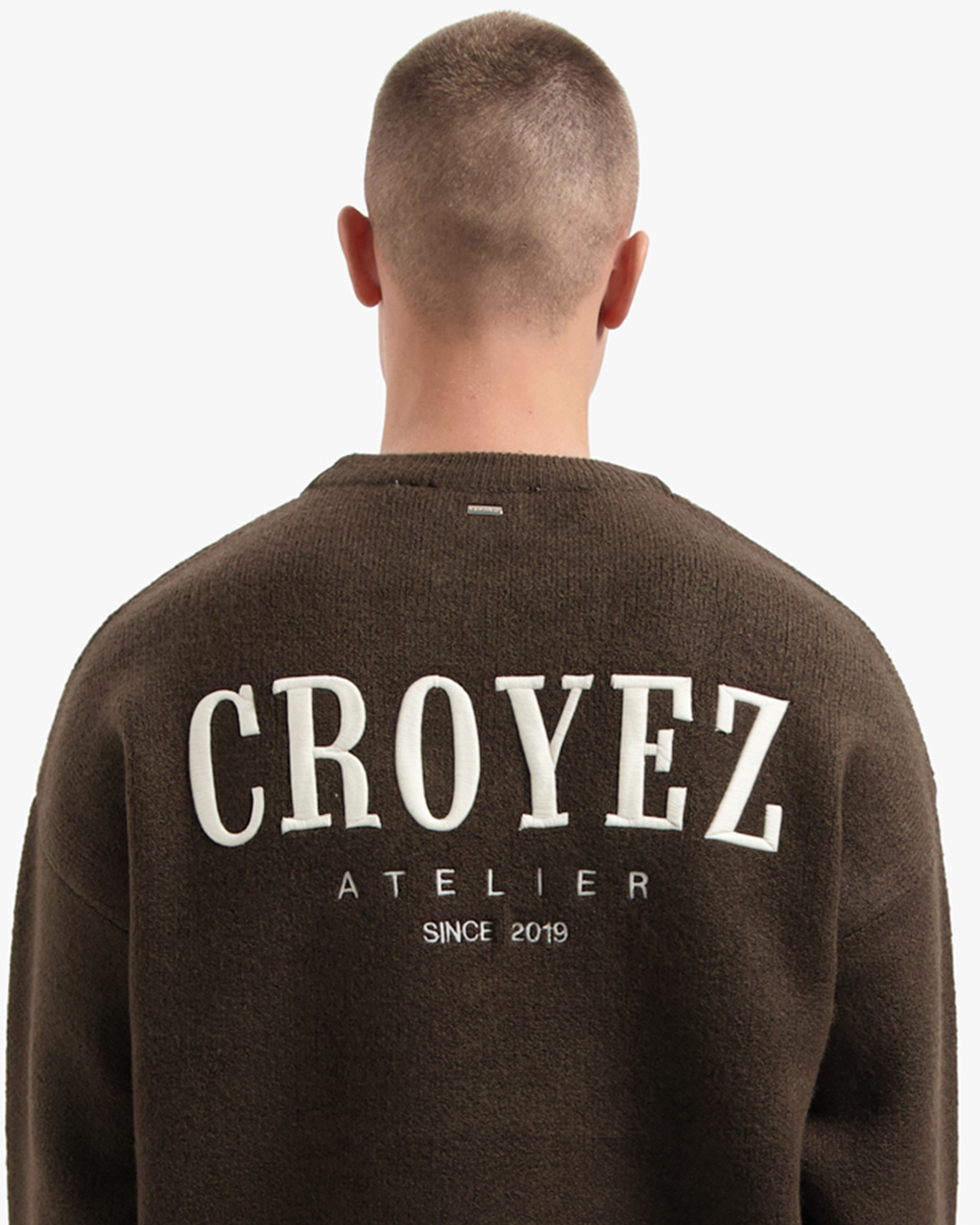 CROYEZ GALLERY KNIT SWEATER | BROWN