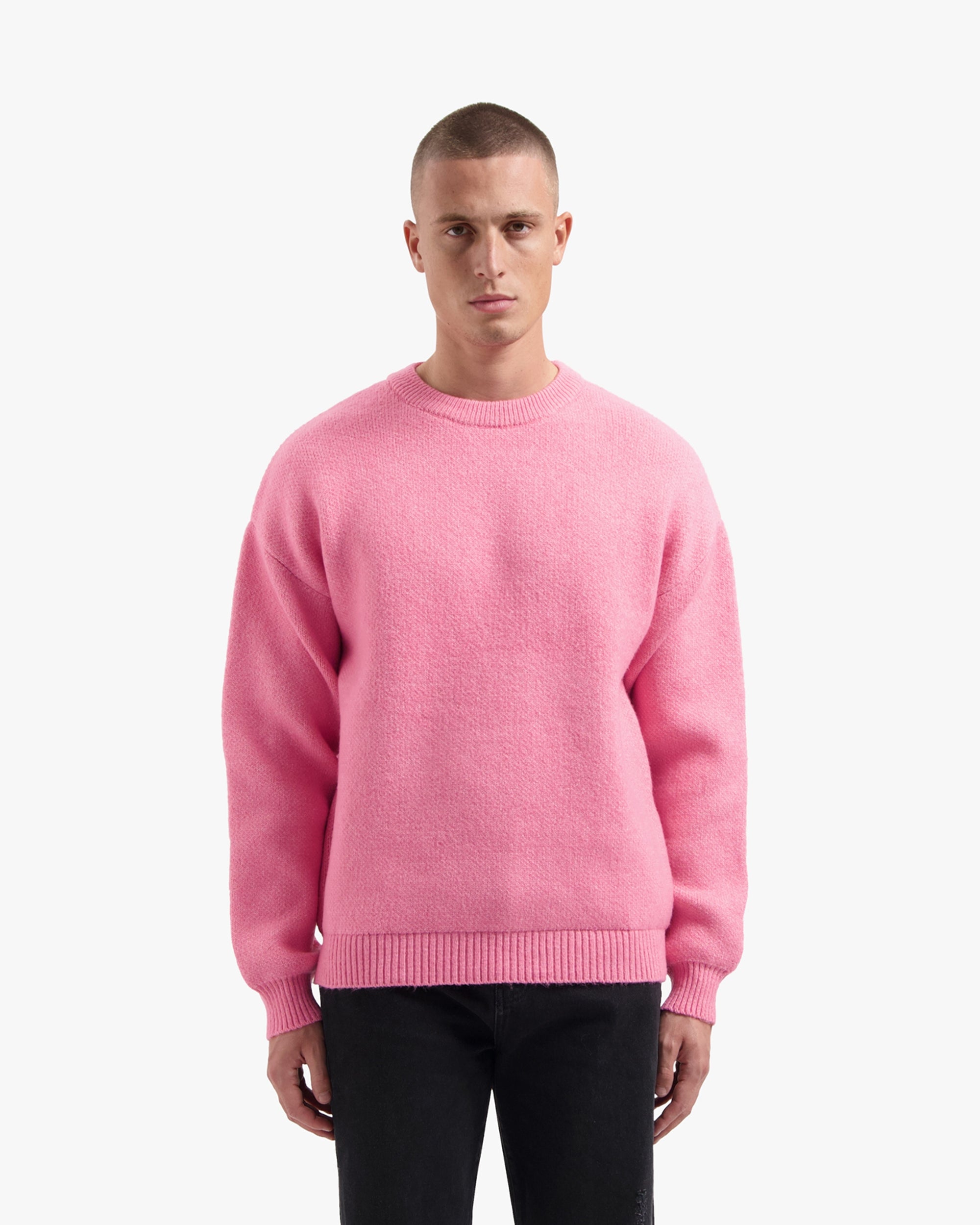 CROYEZ GALLERY KNIT SWEATER | PINK