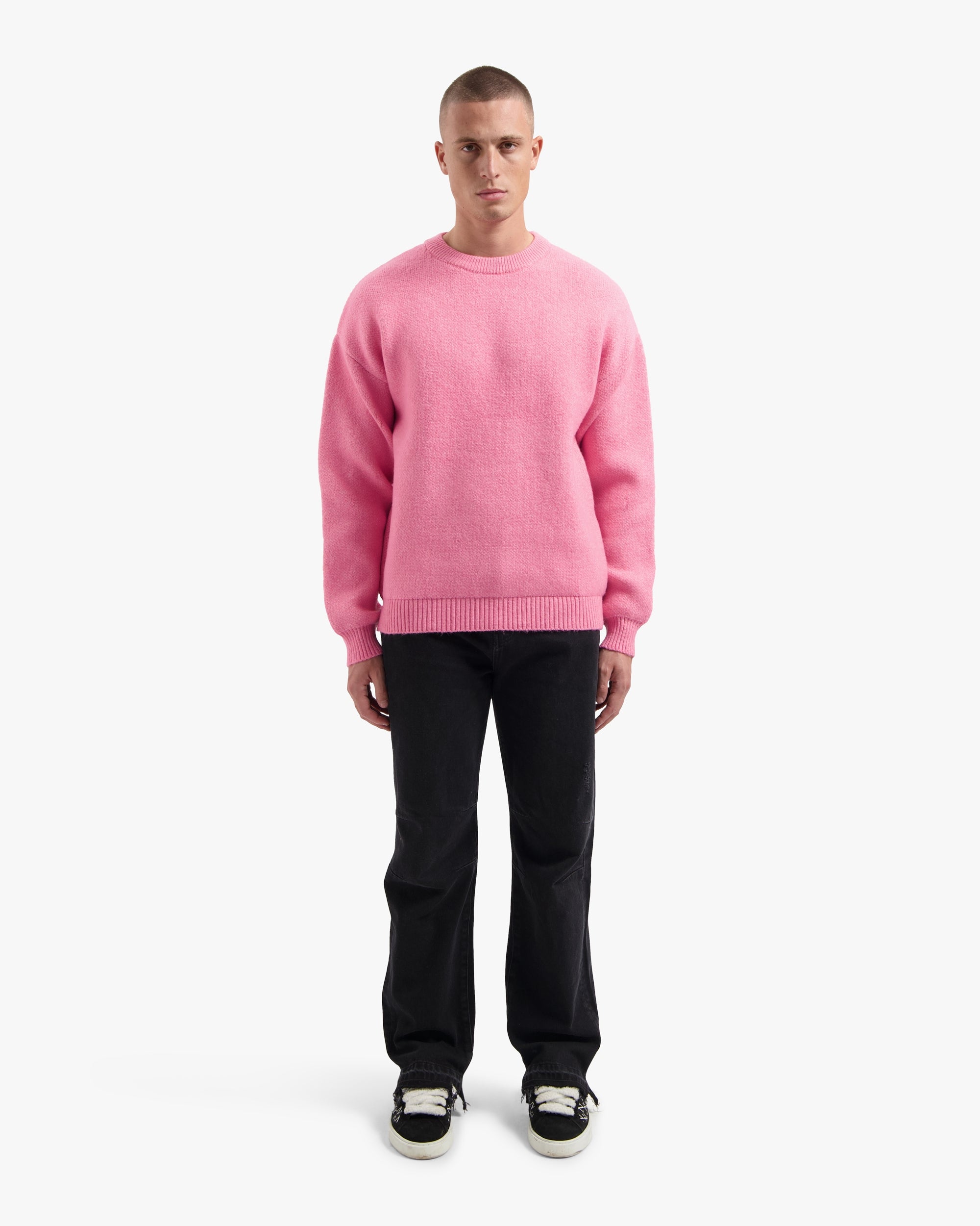 CROYEZ GALLERY KNIT SWEATER | PINK