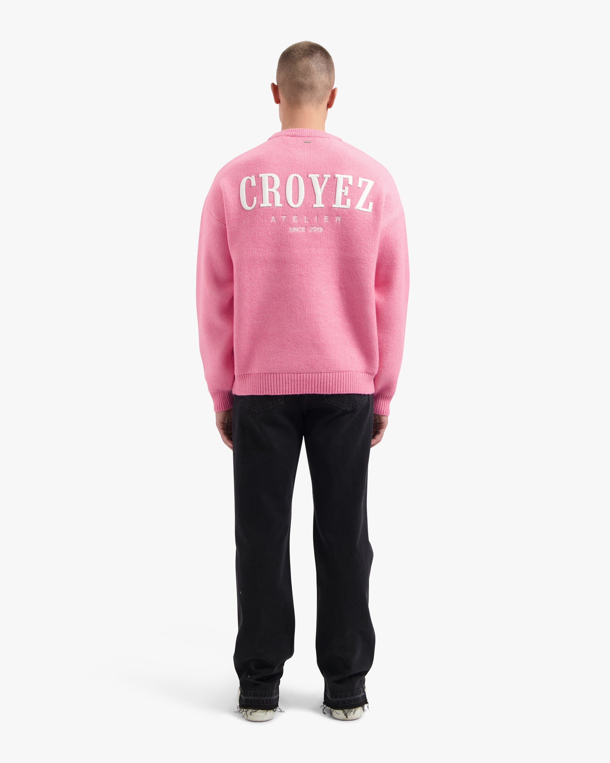 CROYEZ GALLERY KNIT SWEATER | PINK