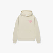 CROYEZ STITCHED HEART HOODIE | OFF-WHITE