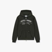 CROYEZ ARTIST CLUB ZIP-HOODIE | DARK GREEN