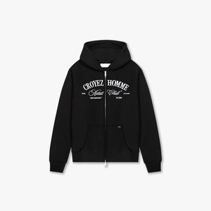 CROYEZ ARTIST CLUB ZIP-HOODIE | BLACK