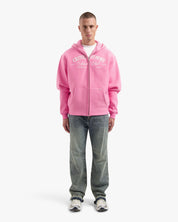 CROYEZ ARTIST CLUB ZIP-HOODIE | PINK
