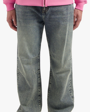 CROYEZ CD1 STEPPED HEM JEANS | LIGHT BLUE