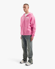 CROYEZ ARTIST CLUB ZIP-HOODIE | PINK