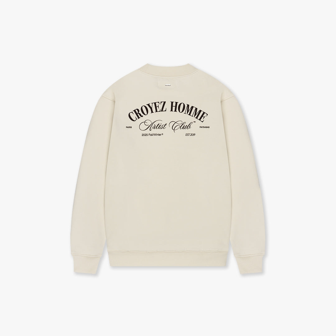 CROYEZ ARTIST CLUB SWEATER | OFF-WHITE