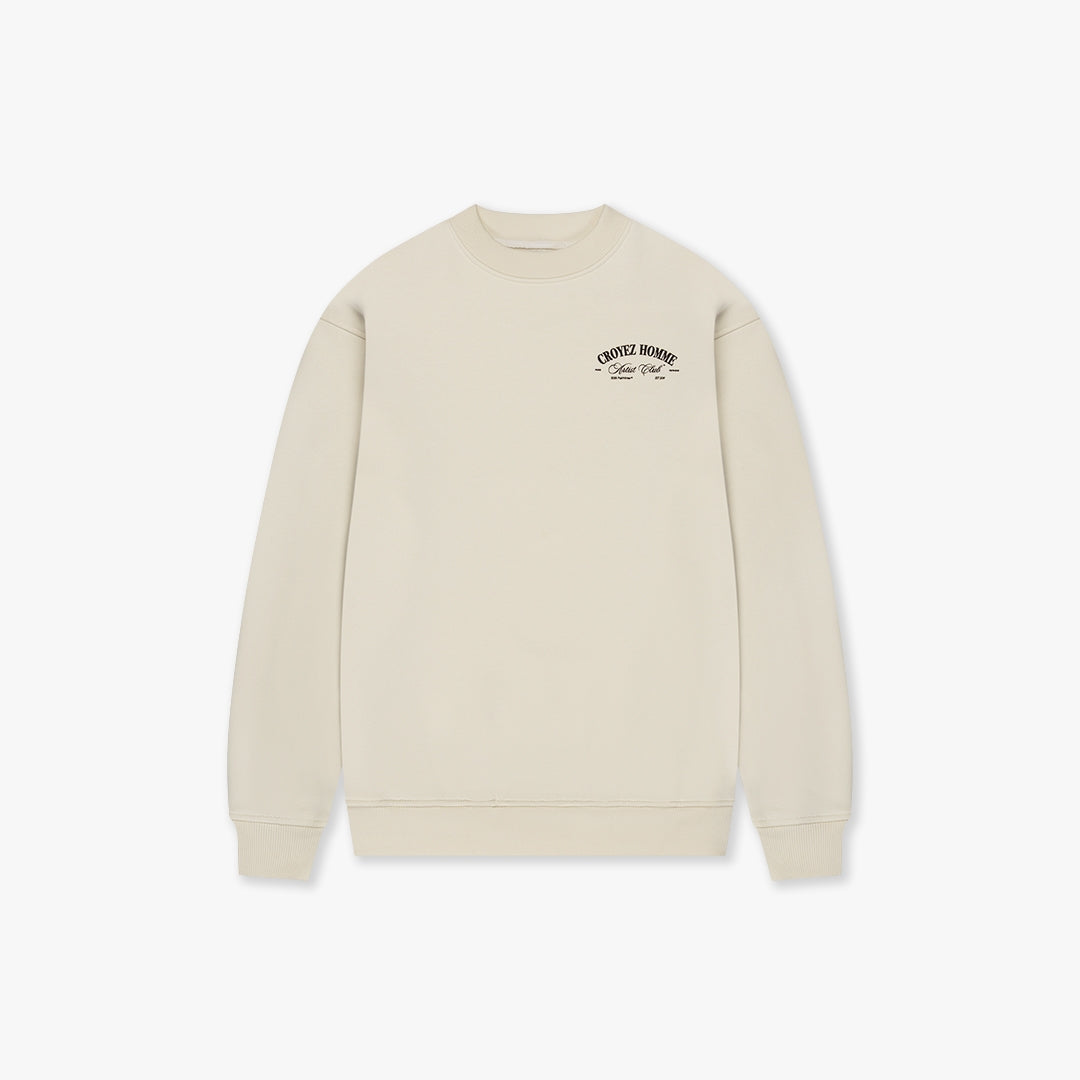 CROYEZ ARTIST CLUB SWEATER | OFF-WHITE